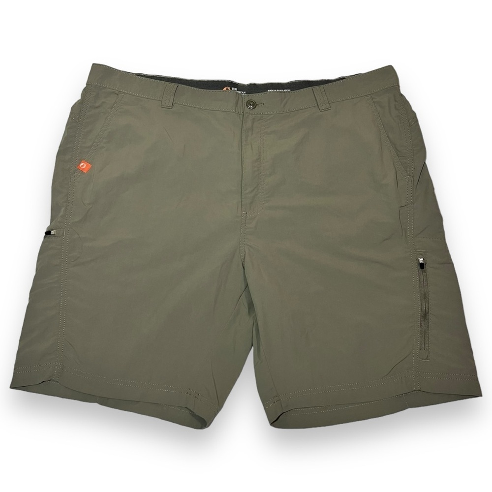 The American Outdoorsman Men’s Nylon Cargo Hiking Shorts Green Size XXL